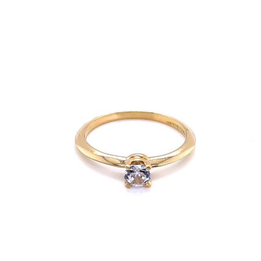Anillo compromiso Oro 10k #9349