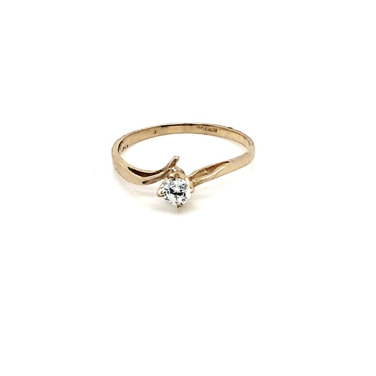 Anillo compromiso Oro 10k #6474