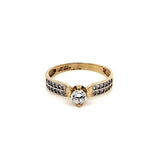 Anillo compromiso Oro 10k #7530