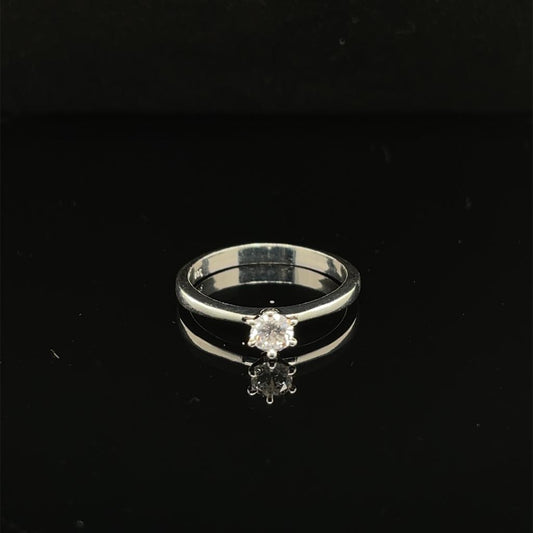 Anillo compromiso Plata #8982