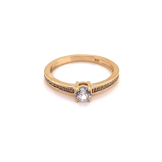 Anillo compromiso Oro 14k #9422