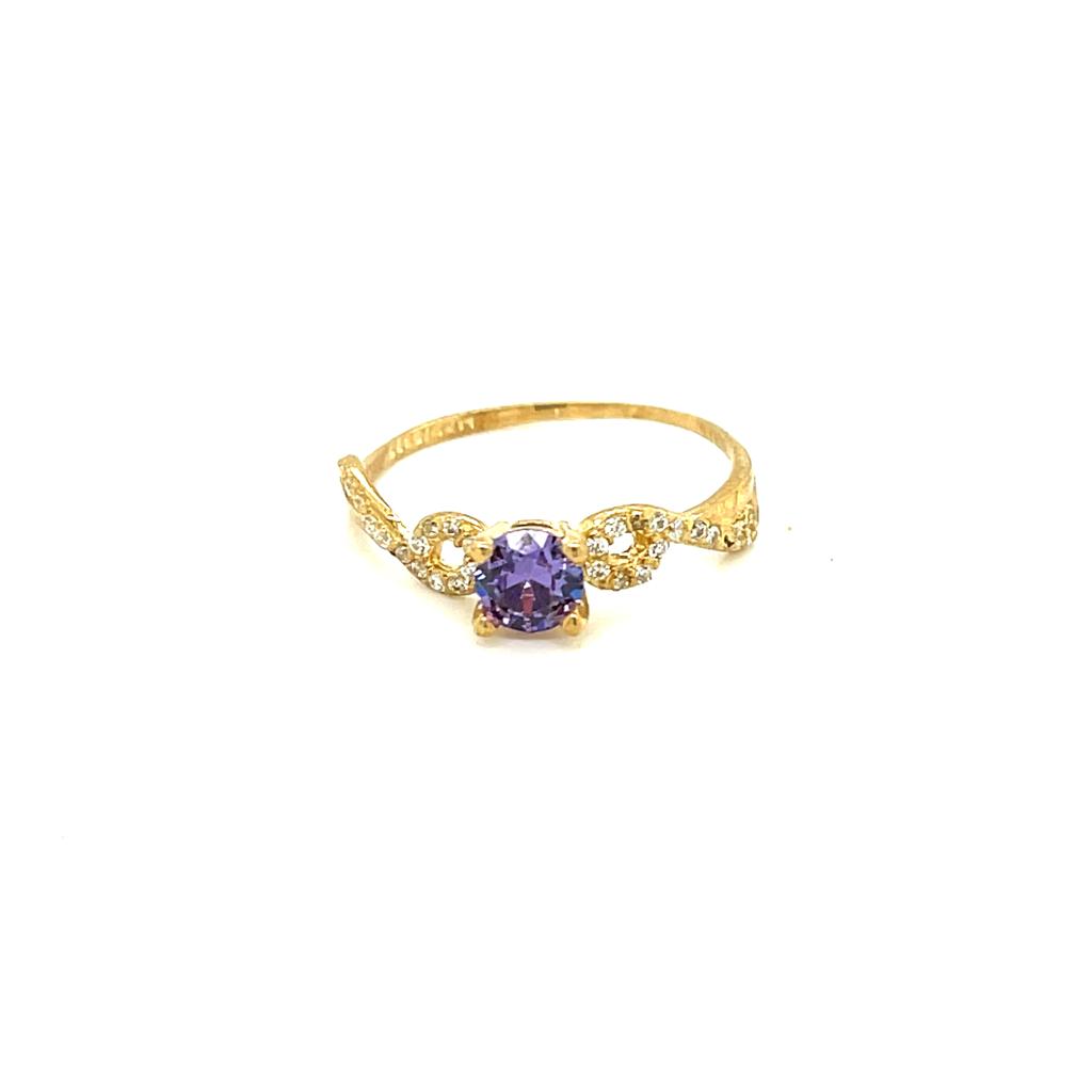 Anillo Dama Oro 10k   #9795