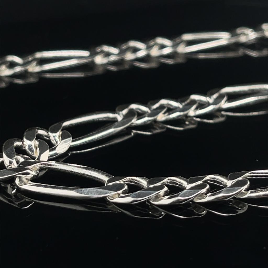 Cadena  Caballero Plata  #8954