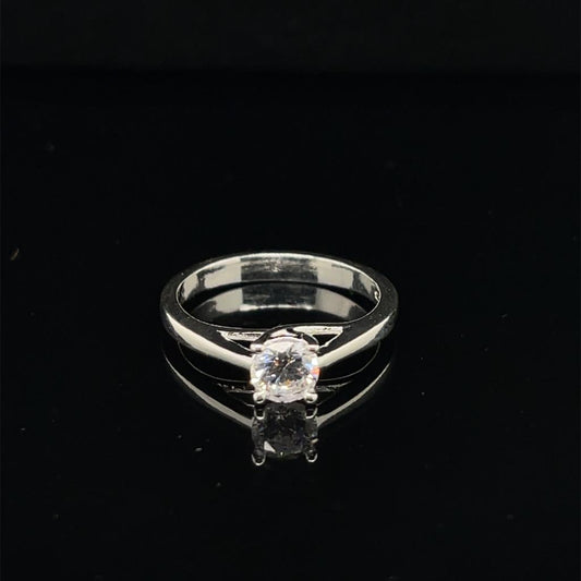 Anillo compromiso Plata #8985