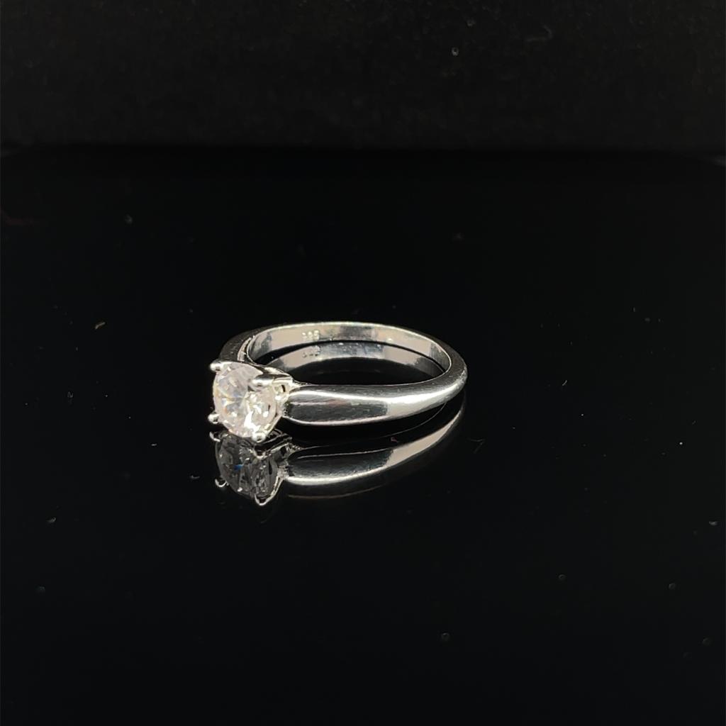 Anillo compromiso Plata #8976