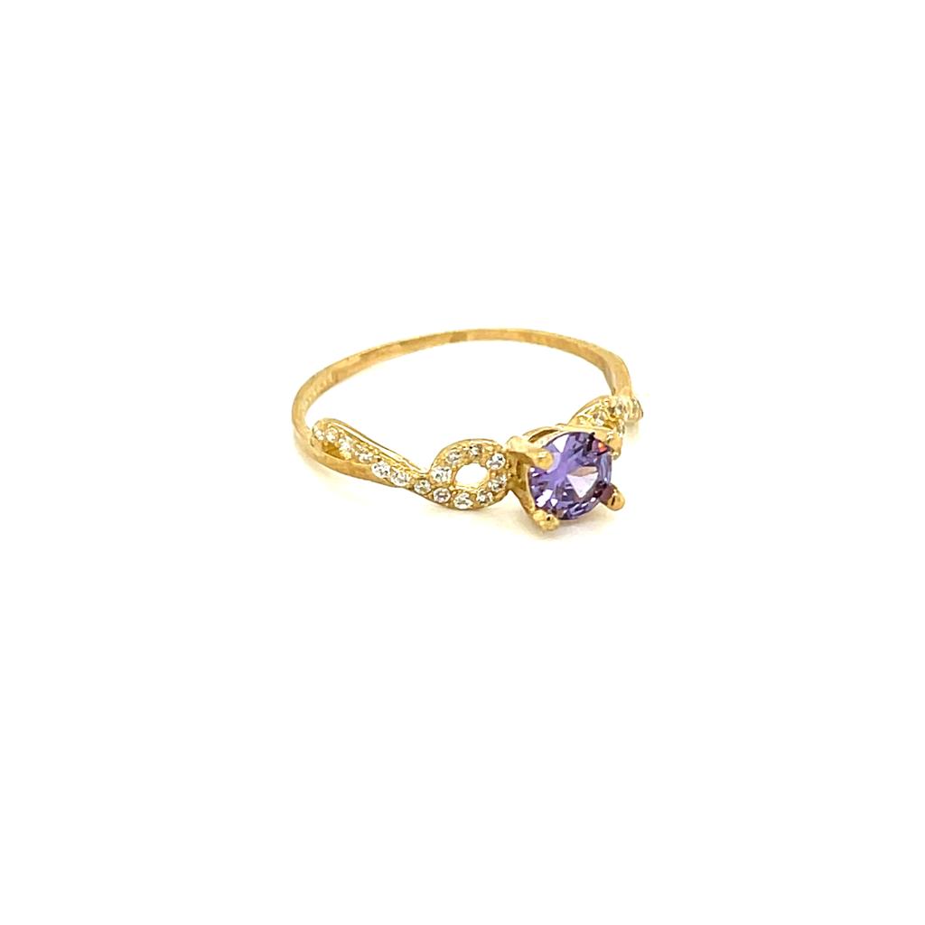 Anillo Dama Oro 10k   #9795