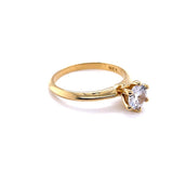 Anillo compromiso Oro 10k #9352