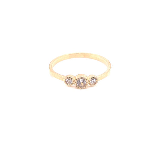 Anillo Dama Oro 10k #9327