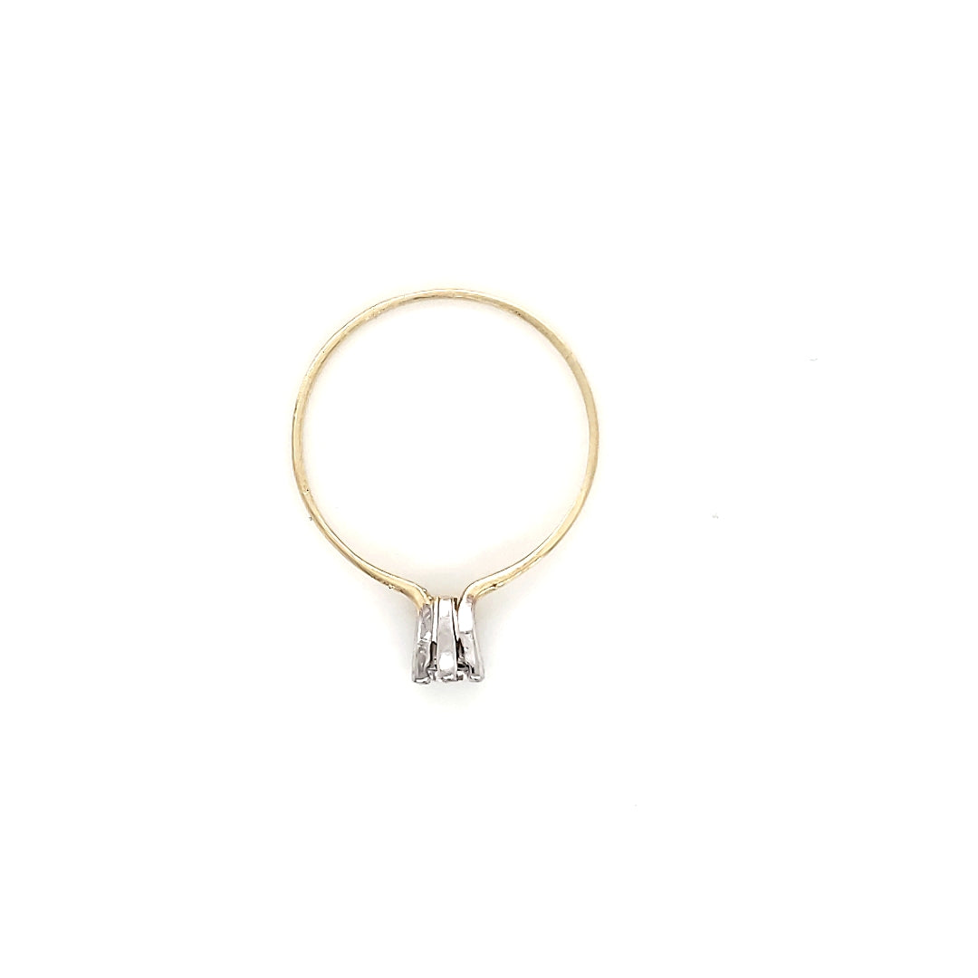 Anillo compromiso Oro 10k #5387