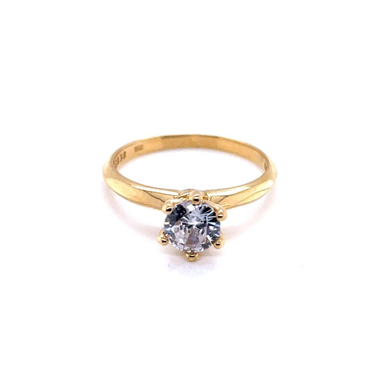 Anillo compromiso Oro 10k #9352