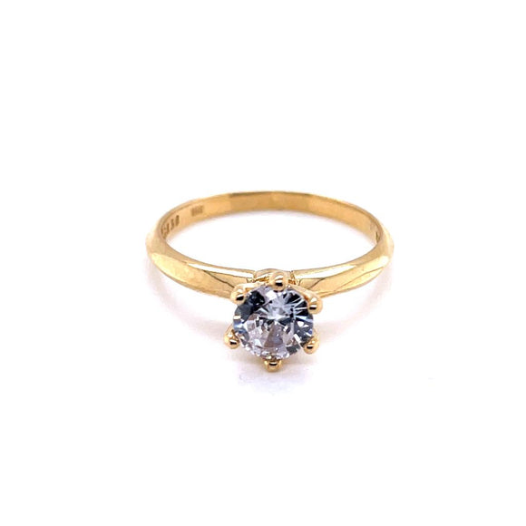 Anillo compromiso Oro 10k #9352
