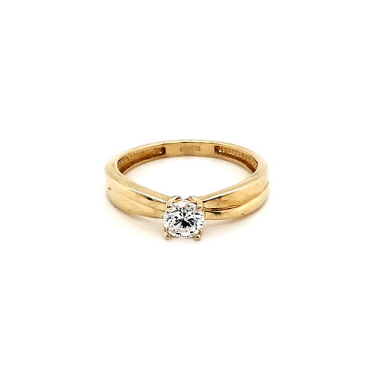 Anillo compromiso Oro 14k Amarillo   #7884