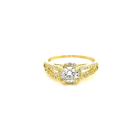 Anillo Dama Oro 10k   #9796