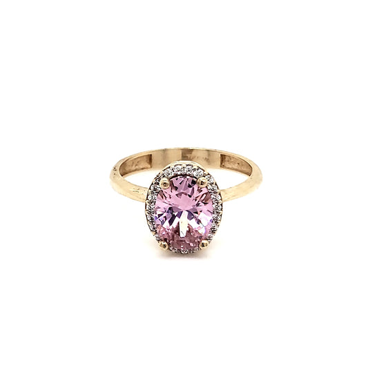 Anillo Oro Dama 10k  #6445