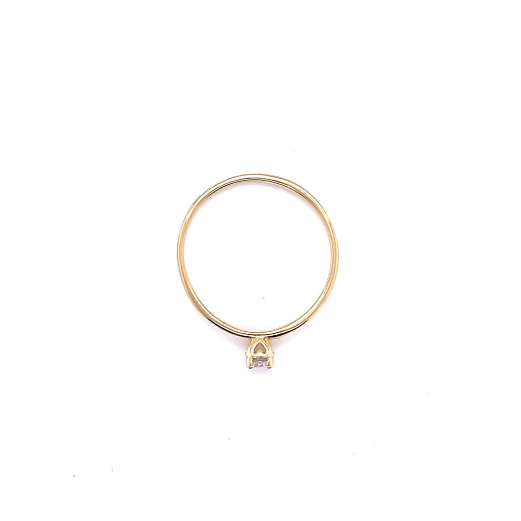 Anillo compromiso Oro 10k #9354