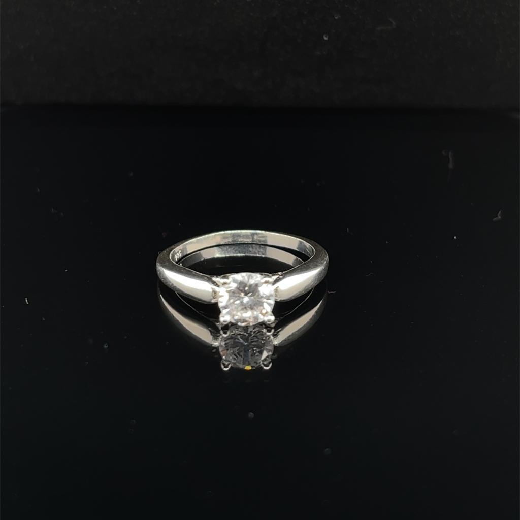 Anillo compromiso Plata #8976