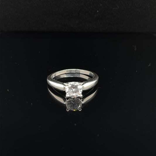 Anillo compromiso Plata #8976