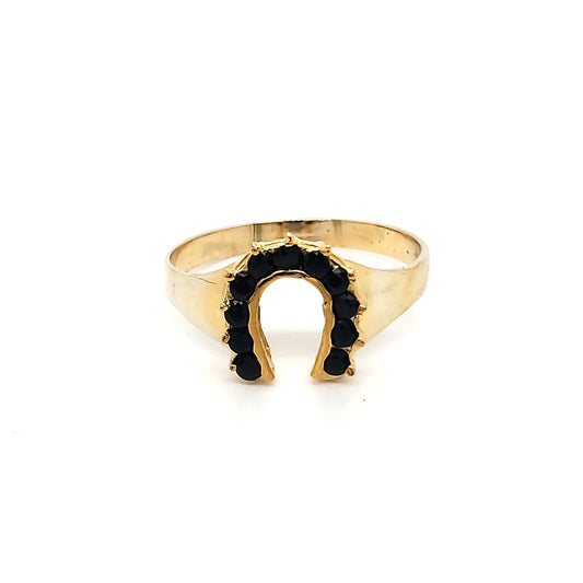 Anillo Caballero Oro 10k #7925