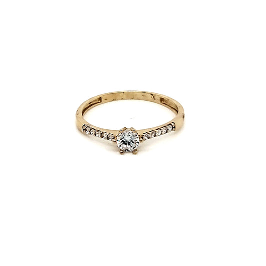Anillo compromiso Oro 10k #6455