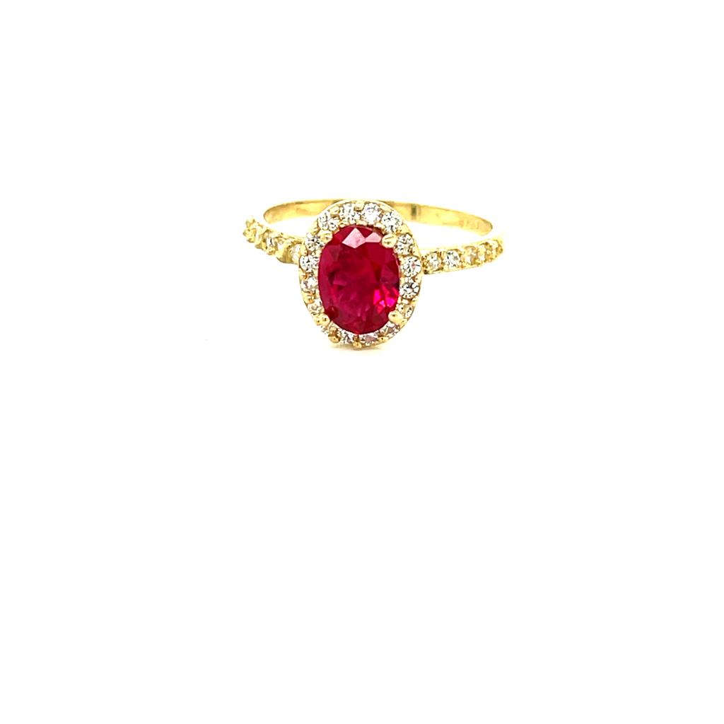 Anillo Dama Oro 10k   #9800