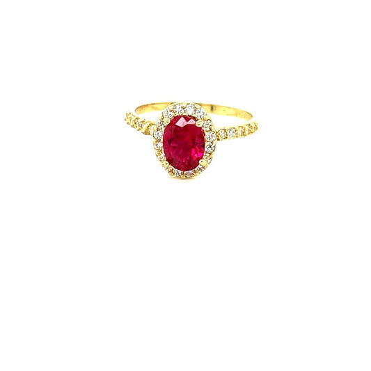 Anillo Dama Oro 10k   #9800
