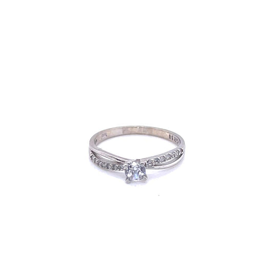 Anillo compromiso Oro 10k #9380