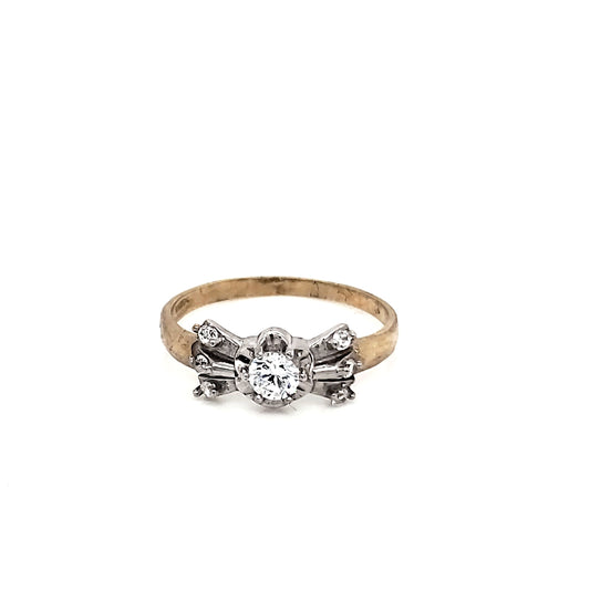Anillo Oro Dama 10k  #1207