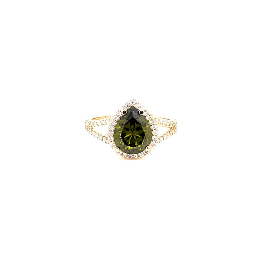 Anillo Oro Dama 10k  #9082