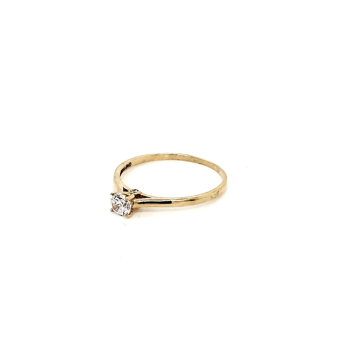 Anillo compromiso Oro 10k #6467