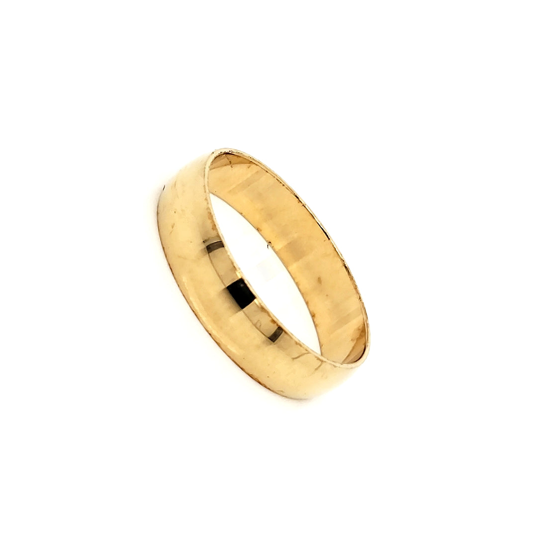 Argolla Oro 14k Amarillo 6mm A05353