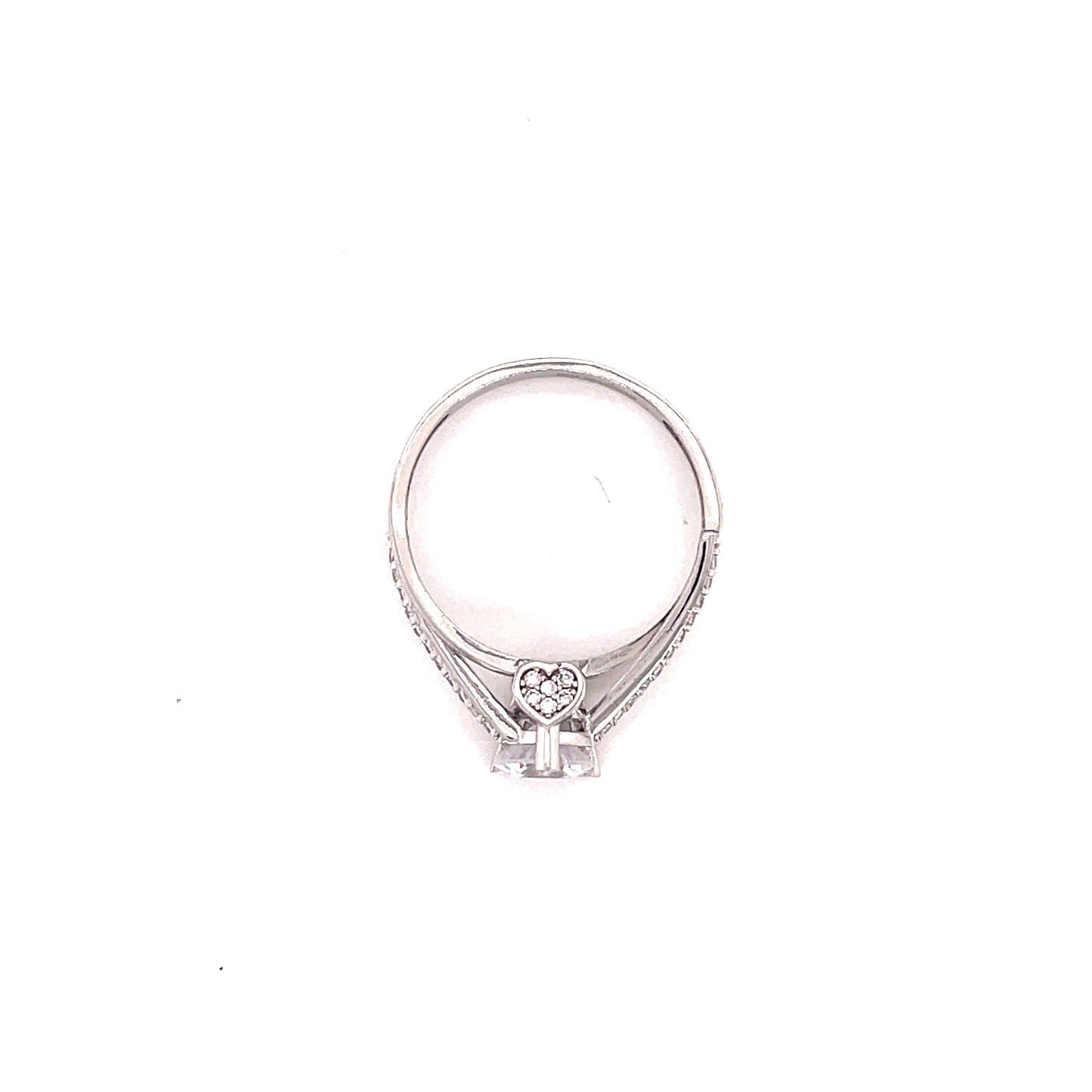 Anillo compromiso Oro Blanco 14k #8102