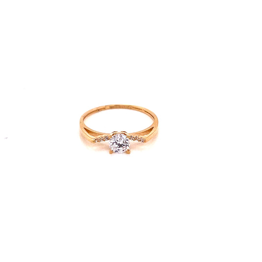 Anillo compromiso Oro 14k #8081