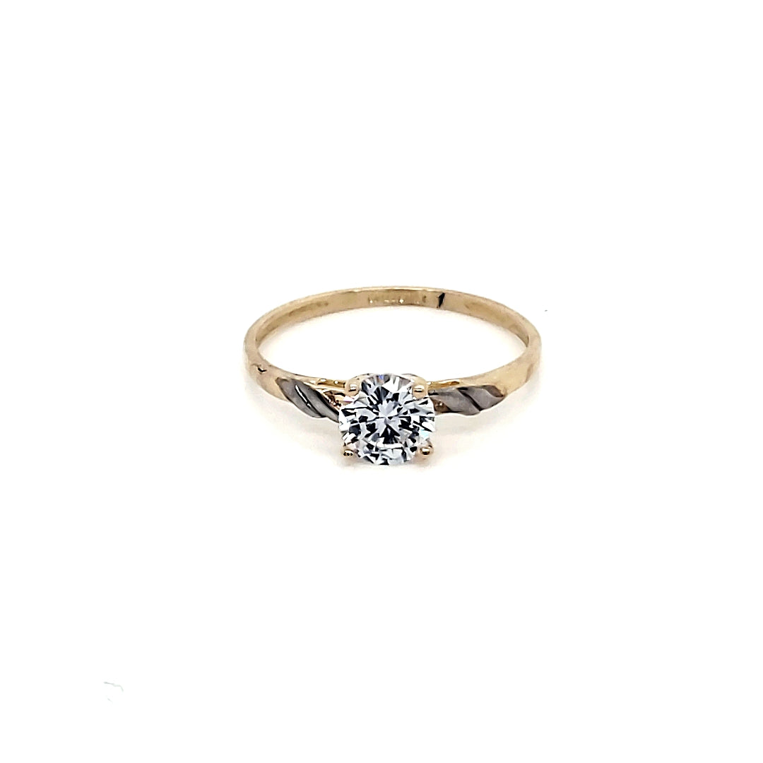Anillo compromiso Oro 10k #5883
