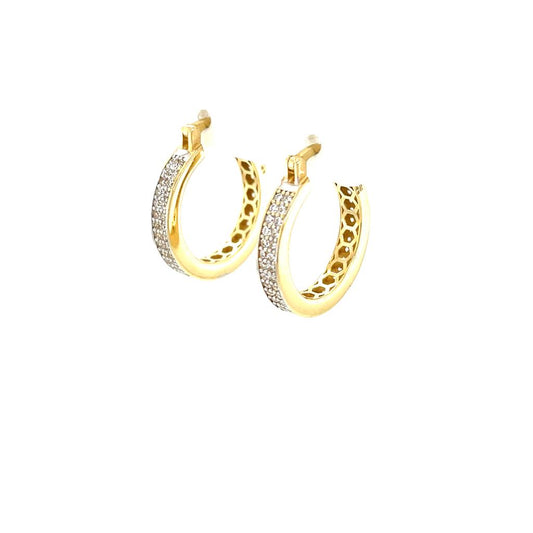 Arracada Oro 14k #9657