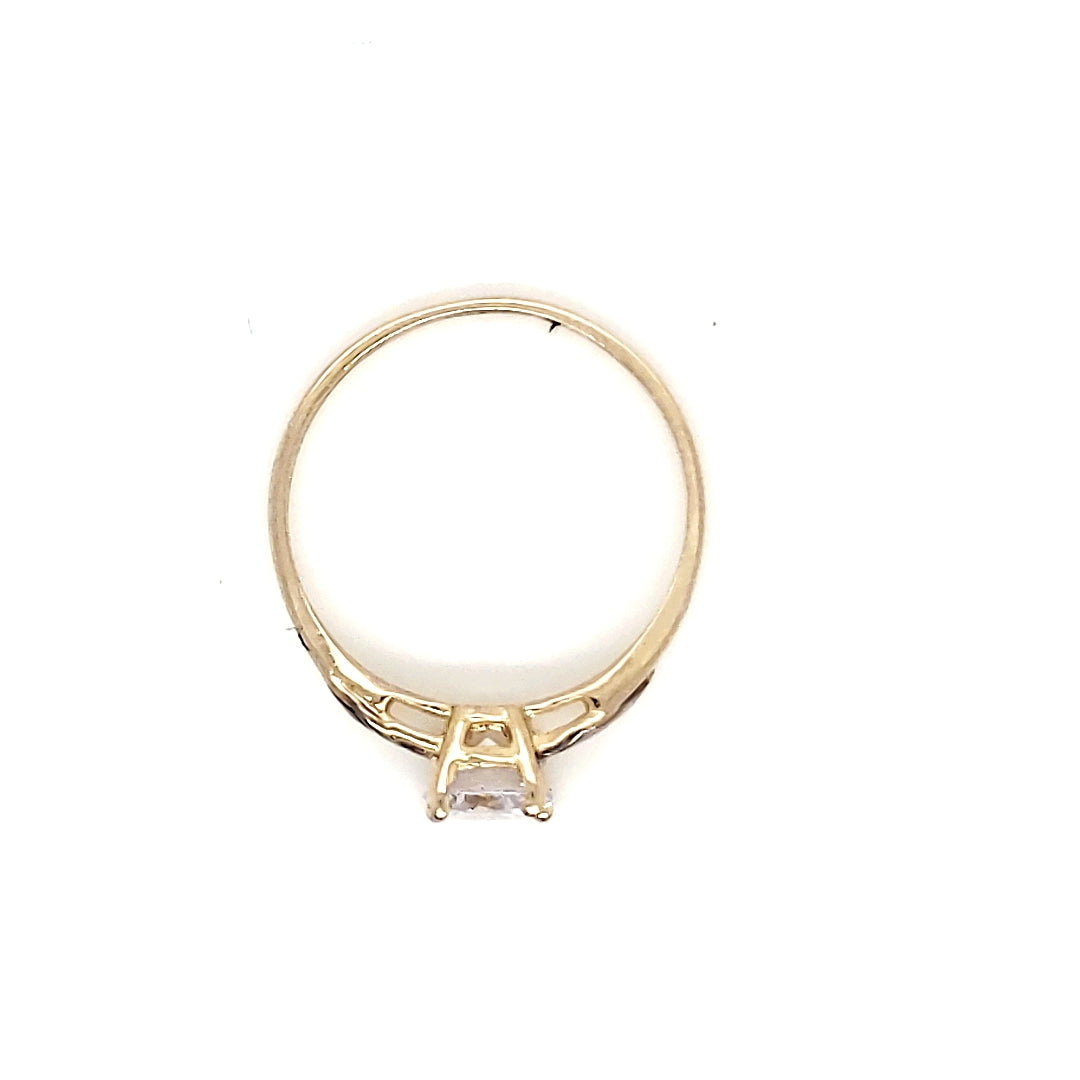 Anillo compromiso Oro 10k #5883
