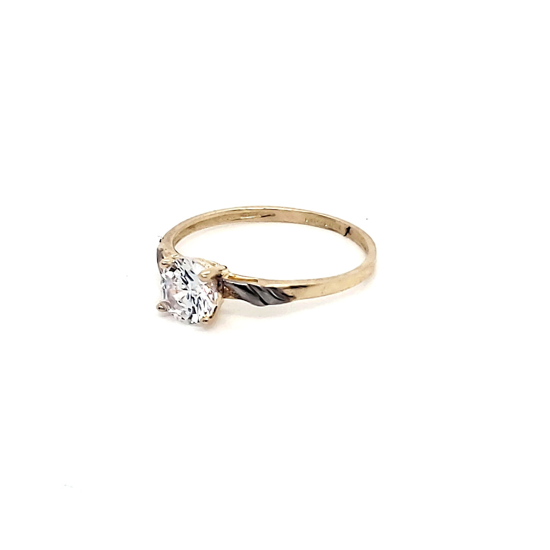 Anillo compromiso Oro 10k #5883