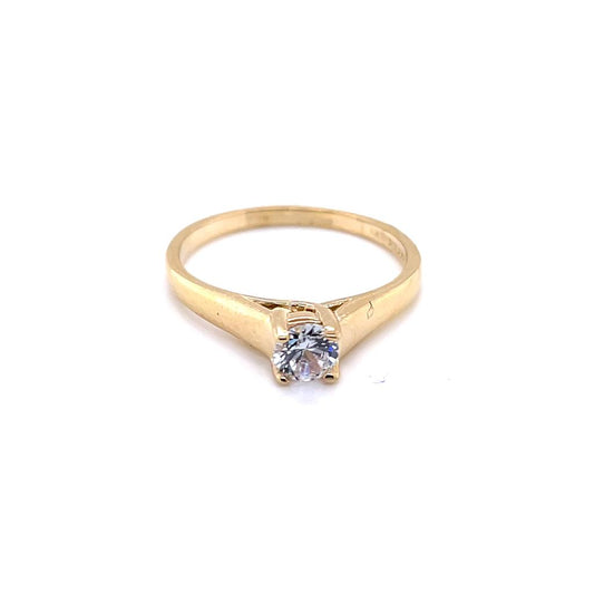 Anillo compromiso Oro 10k #9341