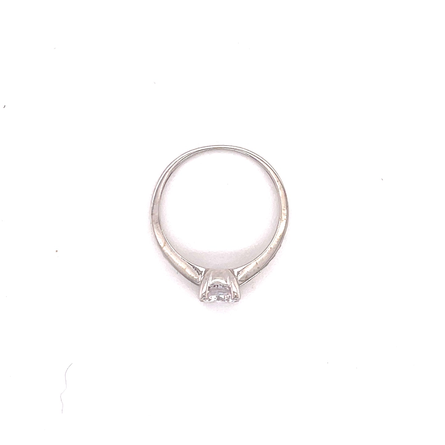 Anillo compromiso Oro Blanco 14k #8107