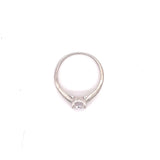 Anillo compromiso Oro Blanco 14k #8107