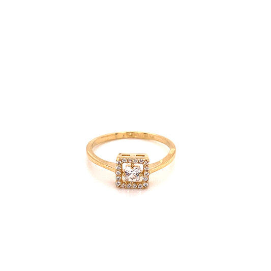 Anillo compromiso Oro 14k #8088