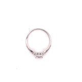 Anillo compromiso Oro Blanco 14k #8097