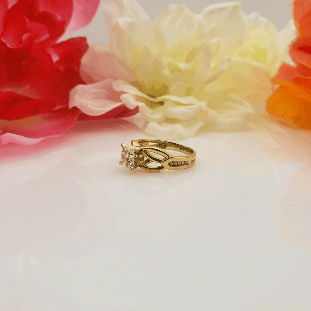 Anillo compromiso Oro 14k #3885